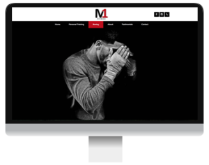 m1 fitness website screenshot